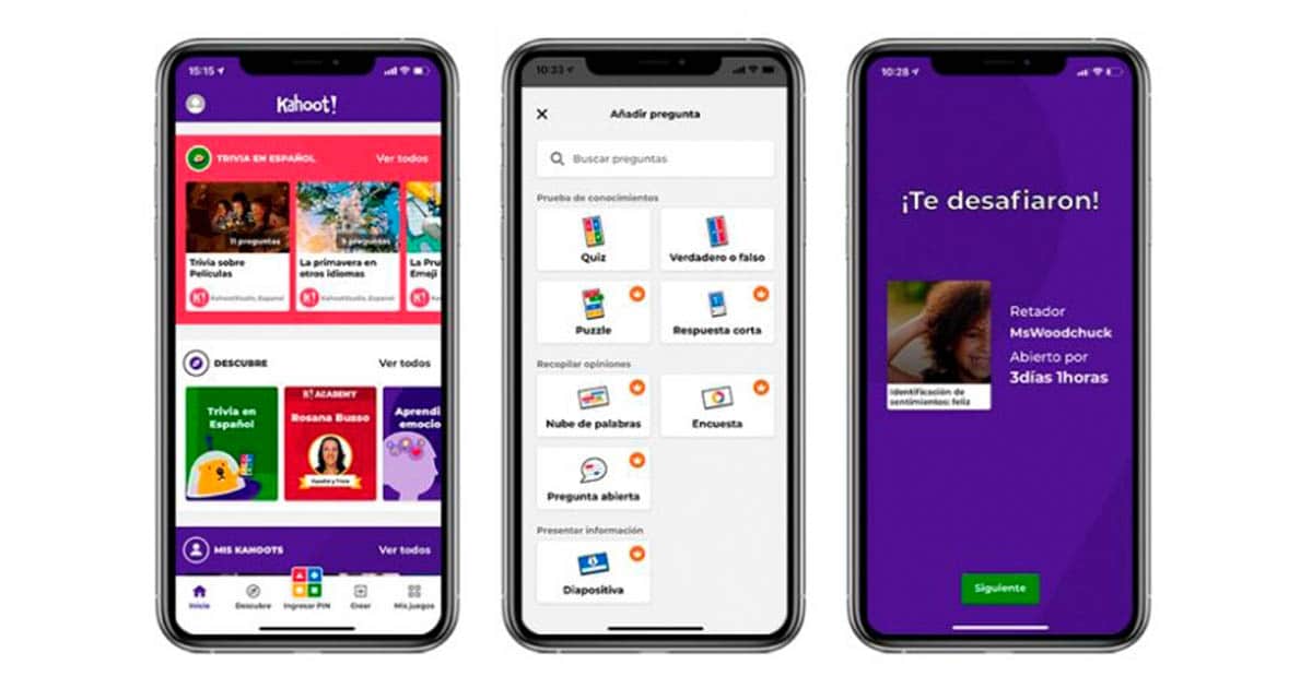 KAHOOT! LANZA SU APLICACION MOVIL EN ESPAÑOL